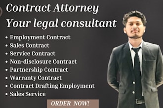 draft contracts employment, nda, partnership leases sales and service agreements