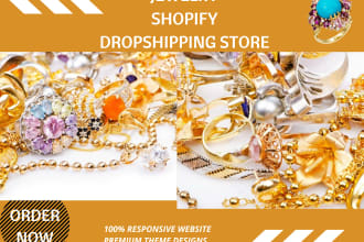build a professional jewelry dropshipping store