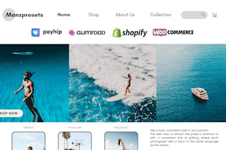 design a digital product store on payhip, gumroad, and shopify
