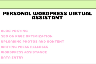 become your long term personal wordpress virtual assistant
