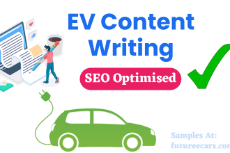 write electric vehicles, ev website and blog content