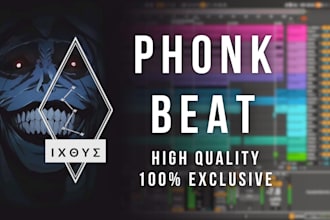 produce a phonk beat for drift, memphis, and modern style