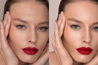 do natural beauty retouching editing portrait headshot