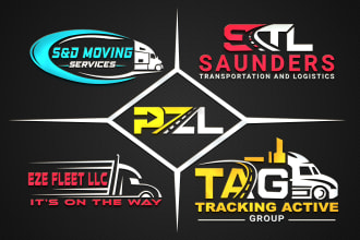 do trucking, logistics, dispatching, freight and moving logo