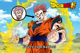 draw any dragon ball z character or any anime for you