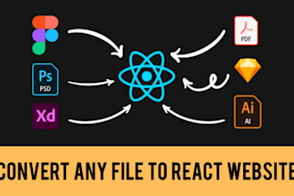 convert figma to react or next js using tailwindcss or material ui