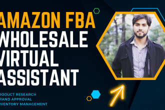 be your amazon fba wholesale virtual assistant