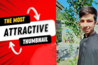 create awesome youtube thumbnails for you