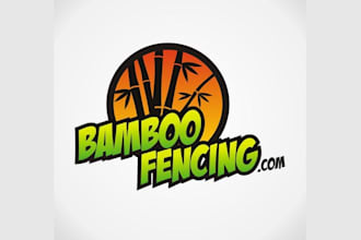make and remodel a special, original bamboo logo or symbol