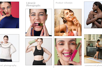 shoot lifestyle product photos with models