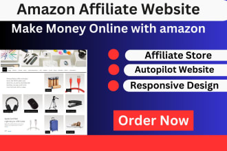 build  amazon affiliate store for  any affiliate marketing niche
