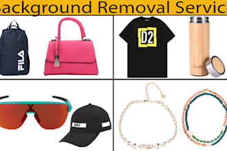 cut out image background removal service with cropping