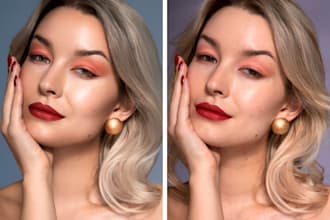 retouch beauty and fashion photos