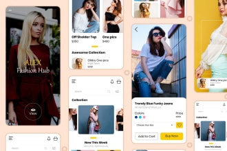 develop ecommerce app, multivendor marketplace app and ondemand marketplace app