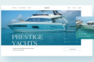 design jet ski booking sailboat rental yacht rental website