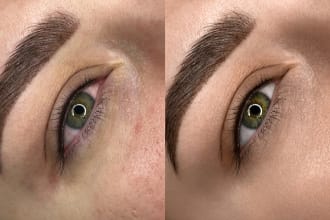 edit retouch photo for beauty pmu brows lashes lips makeup