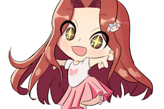 draw your minecraft or roblox avatar in chibi style