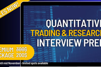 mentor you to land quantitative trading and research roles