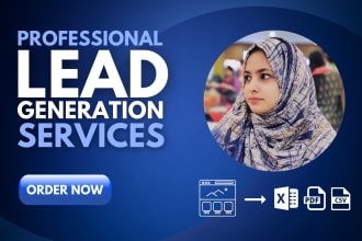 collect email address, website, phone number, data entry and lead generation