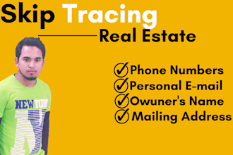 do provide skip tracing, real estate company