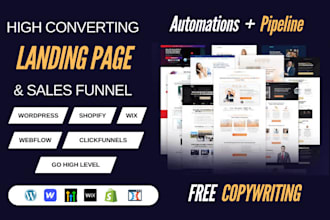 design sales funnel with clickfunnels, gohighlevel, kajabi