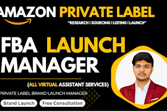 launch and manage your amazon fba private label brand