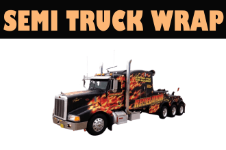 design professional box truck, long trailer and semi truck wrap design