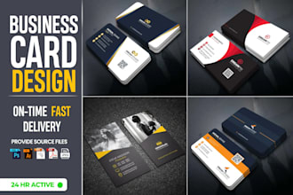 create professional luxury minimalist business and visiting card design