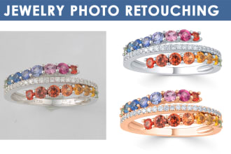 photoshop jewelry image and retouching best quality