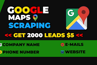 do expertly b2b leads scrape with google maps scraper