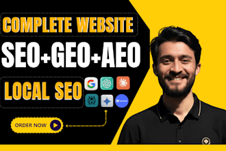 do local ranking with aeo, GEO, and aio seo for google and ai searches