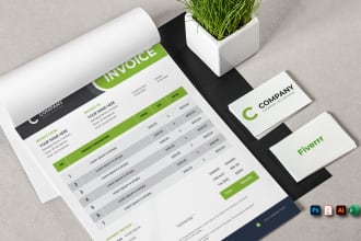 make excel invoice, letterhead and resume design