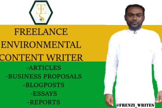 write original and relatable environmental content