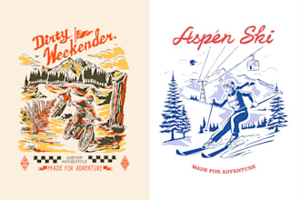 create vintage retro vector illustration