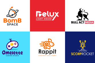 design clean, creative and modern trendy business logo in 24hr