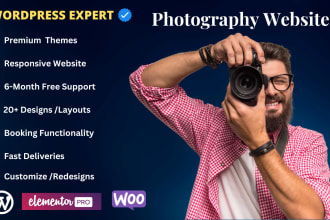present responsive photography website