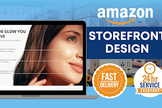 modernize your amazon storefront design or amazon storefront