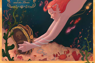 beautiful chalk style illustrations for kindle children books
