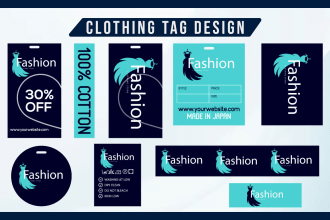 do create unique design clothing labels and hang tags for you