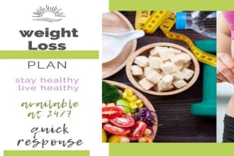 be your dietician for weight loss plan