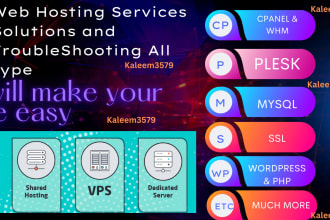 fix whm,linux,cpanel,plesk,mysql,hosting servers issues