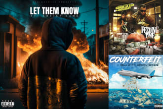 do mixtape cover art, album cover art, or single cover