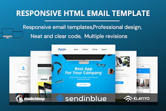 design responsive HTML email templates