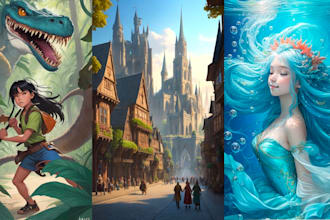 create digital ai character and concept art using midjourney