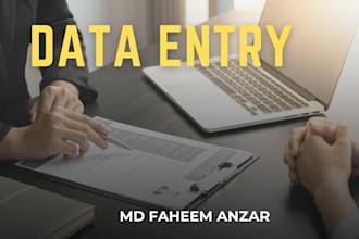 excel data entry arabic, english, pdf to excel, copy paste