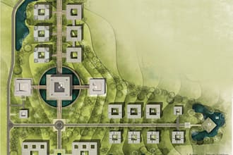 architectural site plan,master plan and landscape design