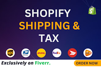 setup shopify shipping profiles and shopify tax for domestic and international