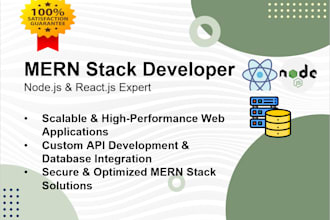 build full stack react and nodejs app with auth, API, mongodb