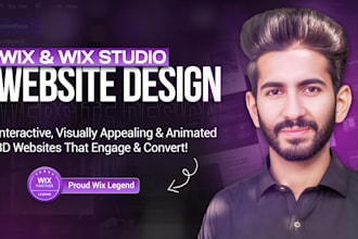 interactive wix studio website design wix studio wix studio website redesign