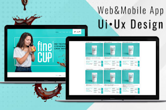 create website or lending page ui ux design